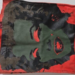 ANDY WARHOL "MARILYN" Camouflage and  Canvas Tote